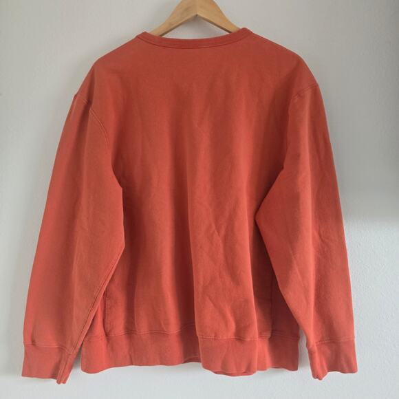 Disney Aulani Hawaii 2023 Mickey Mouse Retro Sweatshirt Mens Size L Brick Orange - Picture 4 of 7